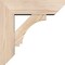 Ekena Millwork Imperial Slat Smooth Bracket w/ Offset Brace, Douglas Fir, 5 1/2"W x 16"D x 16"H BKT0604X16X16IMP06SDF - alternate 4